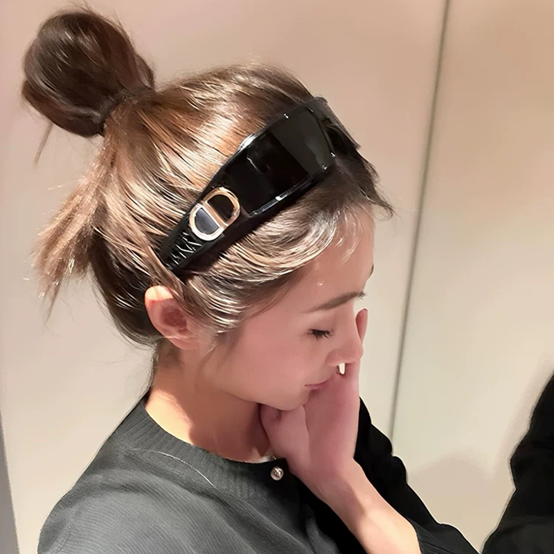 发箍墨镜女二合一春夏季同款y2k美式高颅顶头箍太阳眼镜2025新款