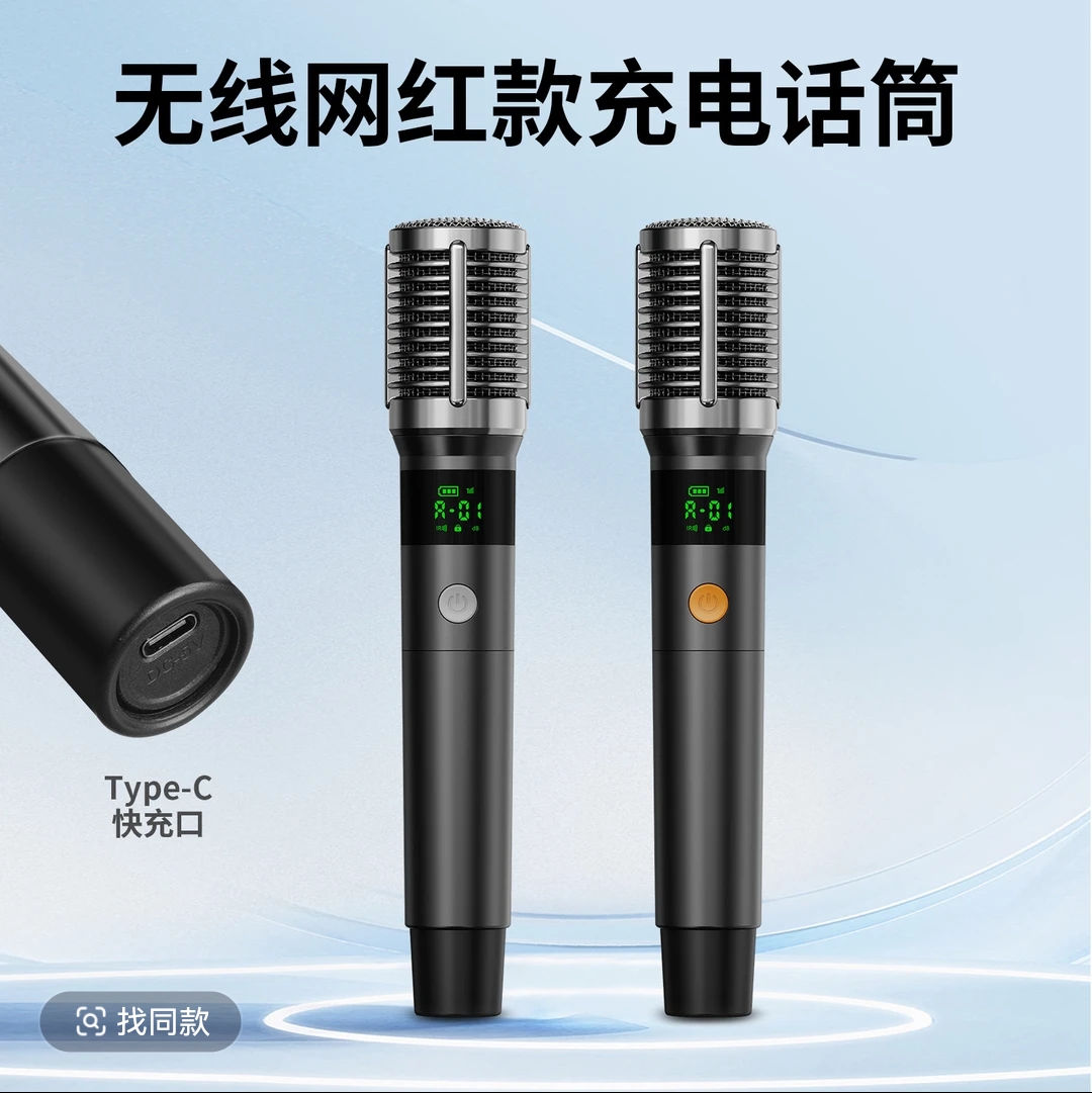 真分集U段专业舞台级户外K歌手持降噪20米