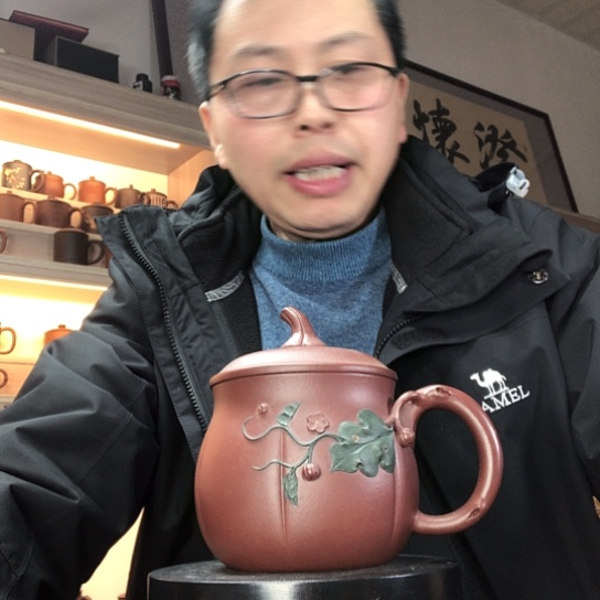 紫泥茶杯南瓜杯容量450