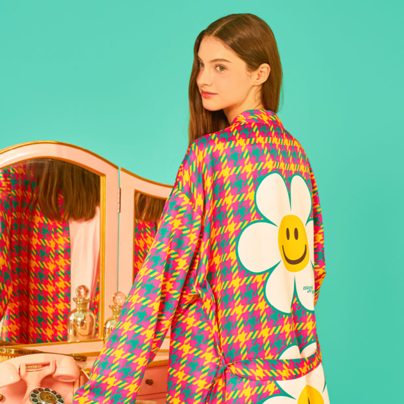 家居服高级感缎面睡衣新款浴袍创意礼品