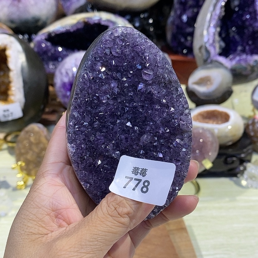 【闪购商品】未镶嵌珠宝半成品紫晶