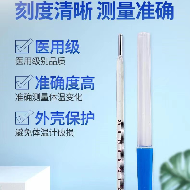体温表独立包装水银家用体温表测温家庭必备1