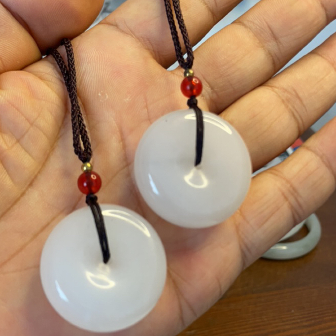 金丝玉平安扣30mm10mm