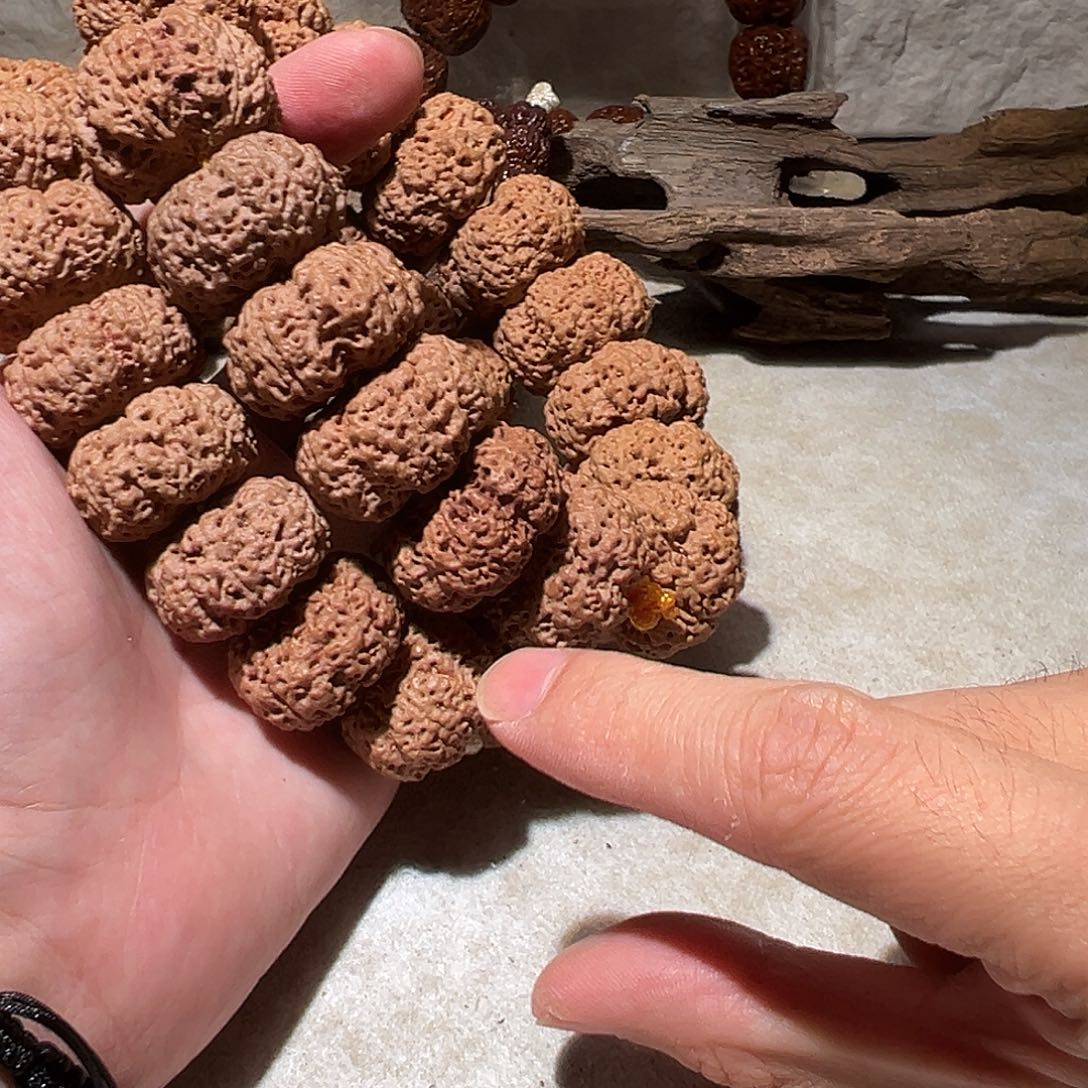 金刚菩提手串毕业23尺寸熊猫夹板福利