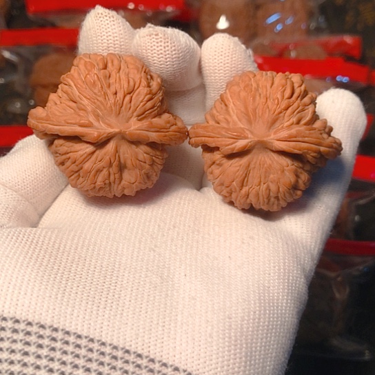 王***圈把件文玩核桃四座楼43