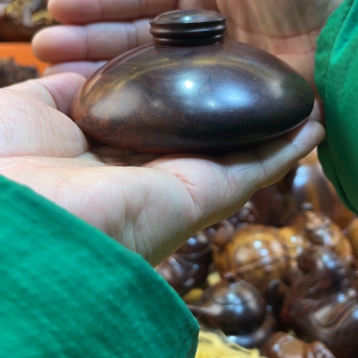 黄花梨/降香黄檀马蹄罐