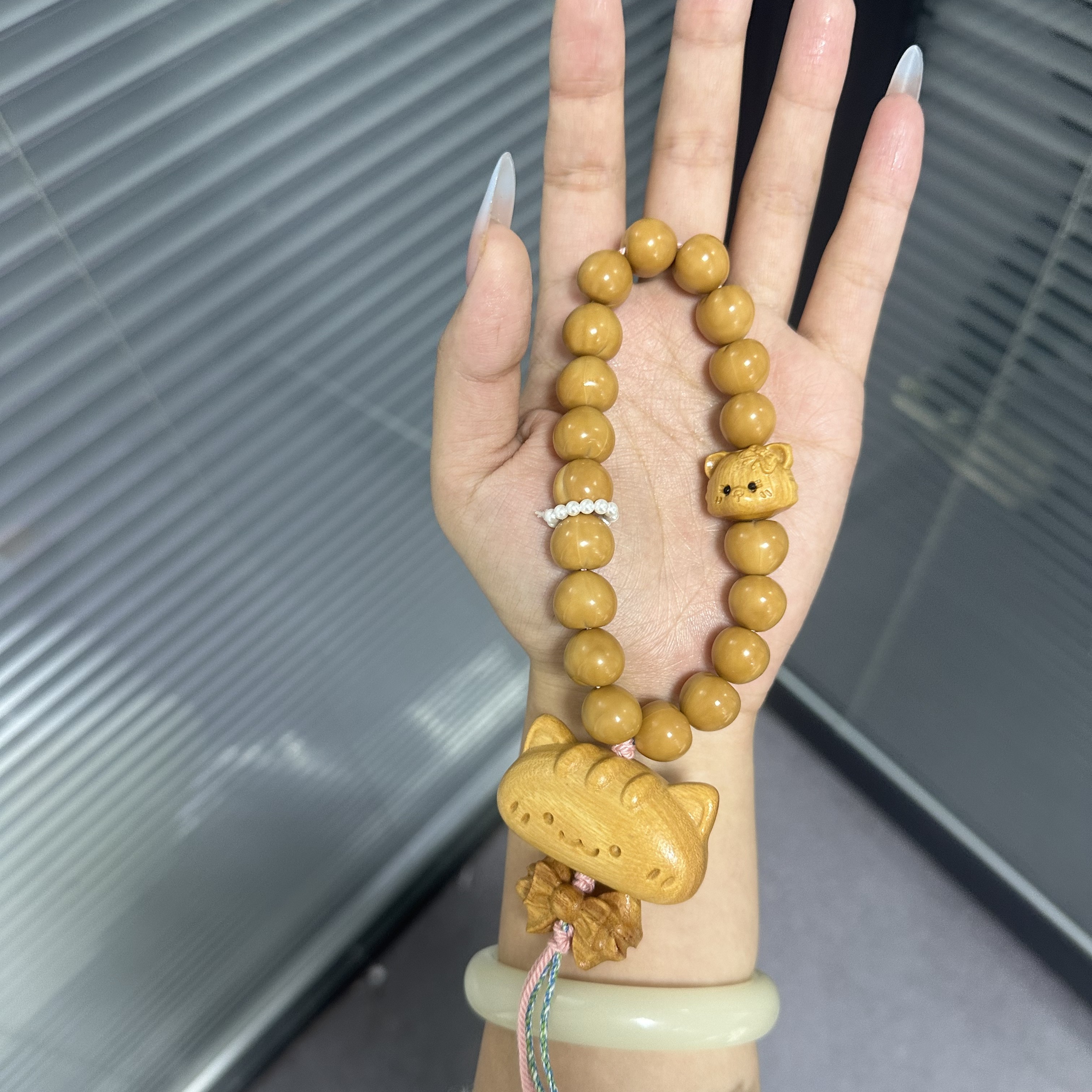 猴头光面屁桃搭配可爱猫猫