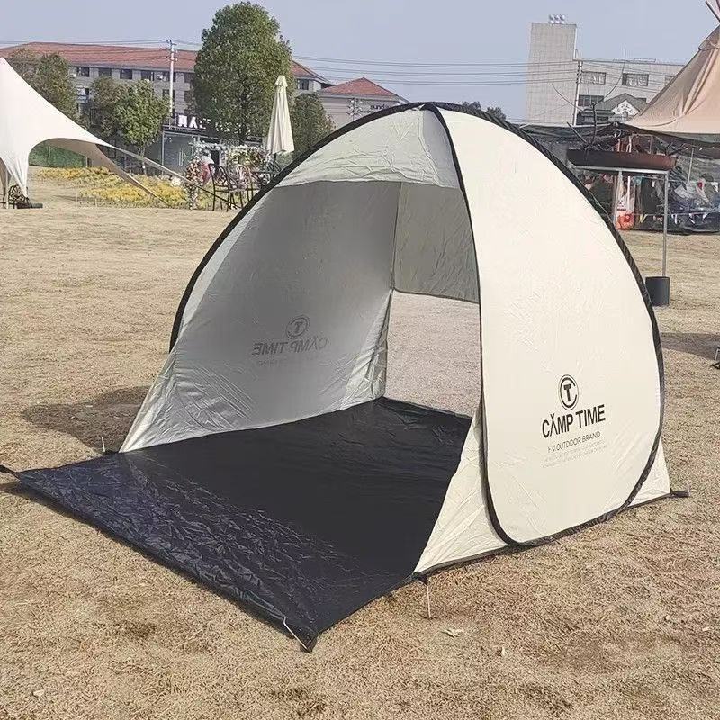 户外帐篷沙滩草坪一秒速开防水防晒休闲野外露营自动快速折叠
