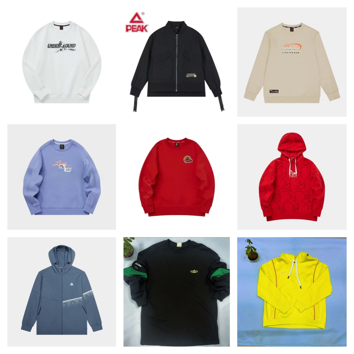 Peak/匹克201-299匹克直播专用链接春夏秋冬运动衣裤胡