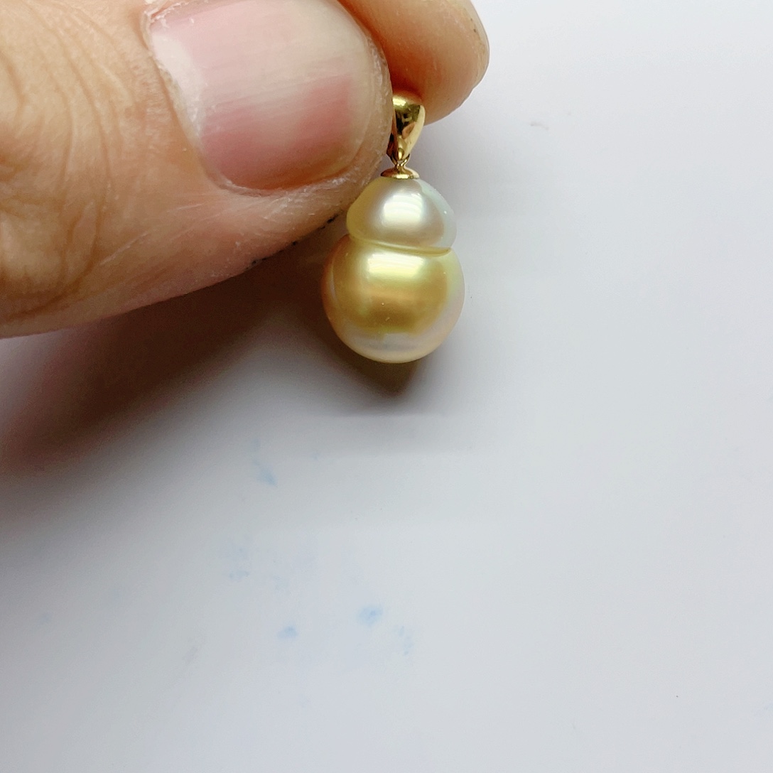海水珍珠颈饰18K金镶嵌