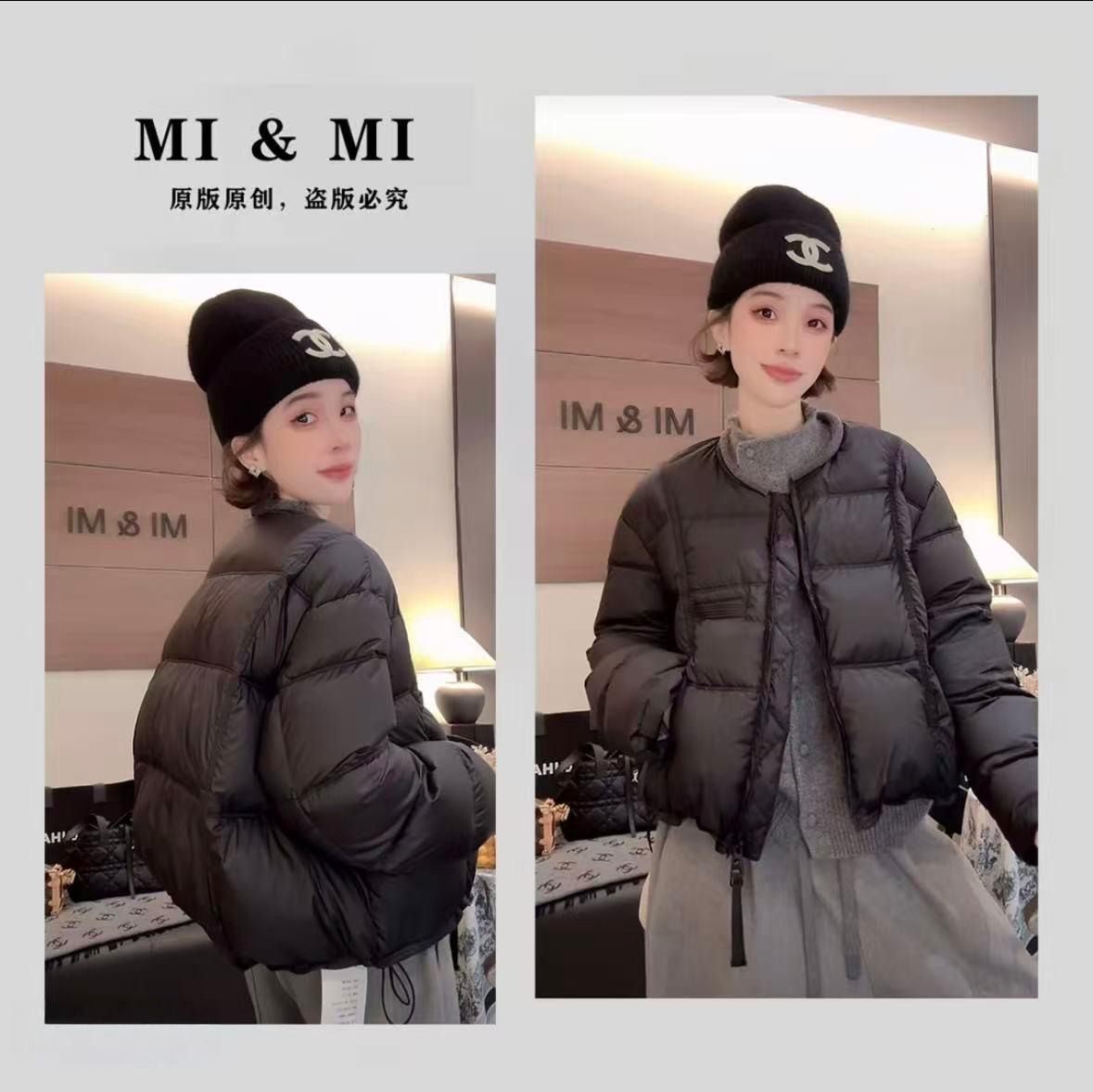 秋冬上新”90 白鸭绒”双拉链羽绒龟背外套2502-320