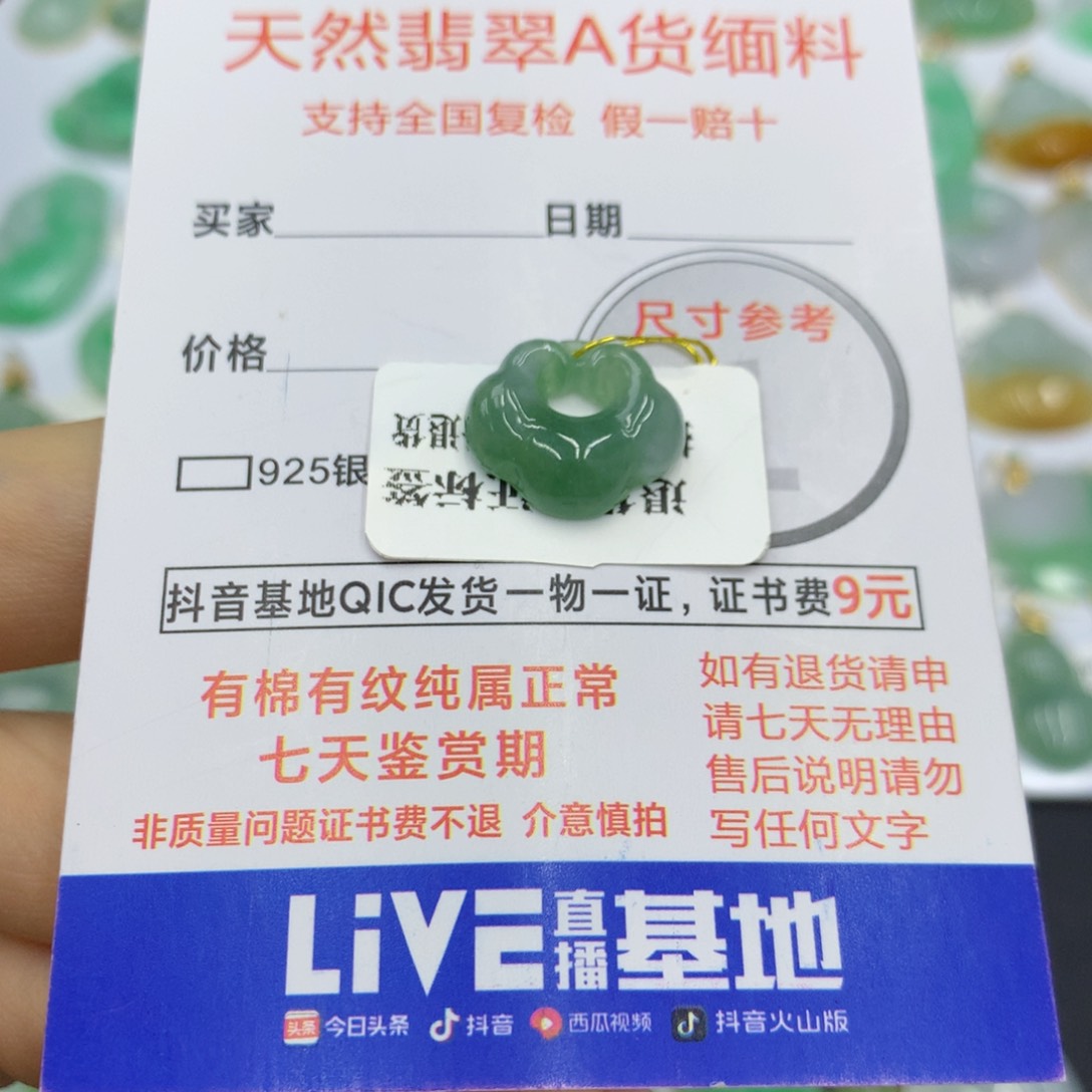 翡翠颈饰未镶嵌翡翠