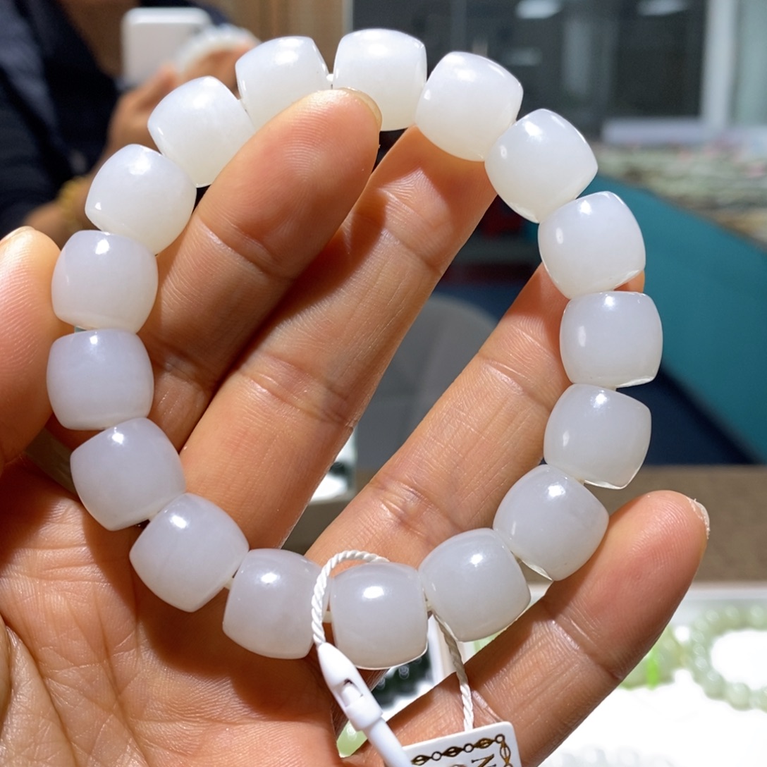 和田玉未镶嵌挂件青海白玉13