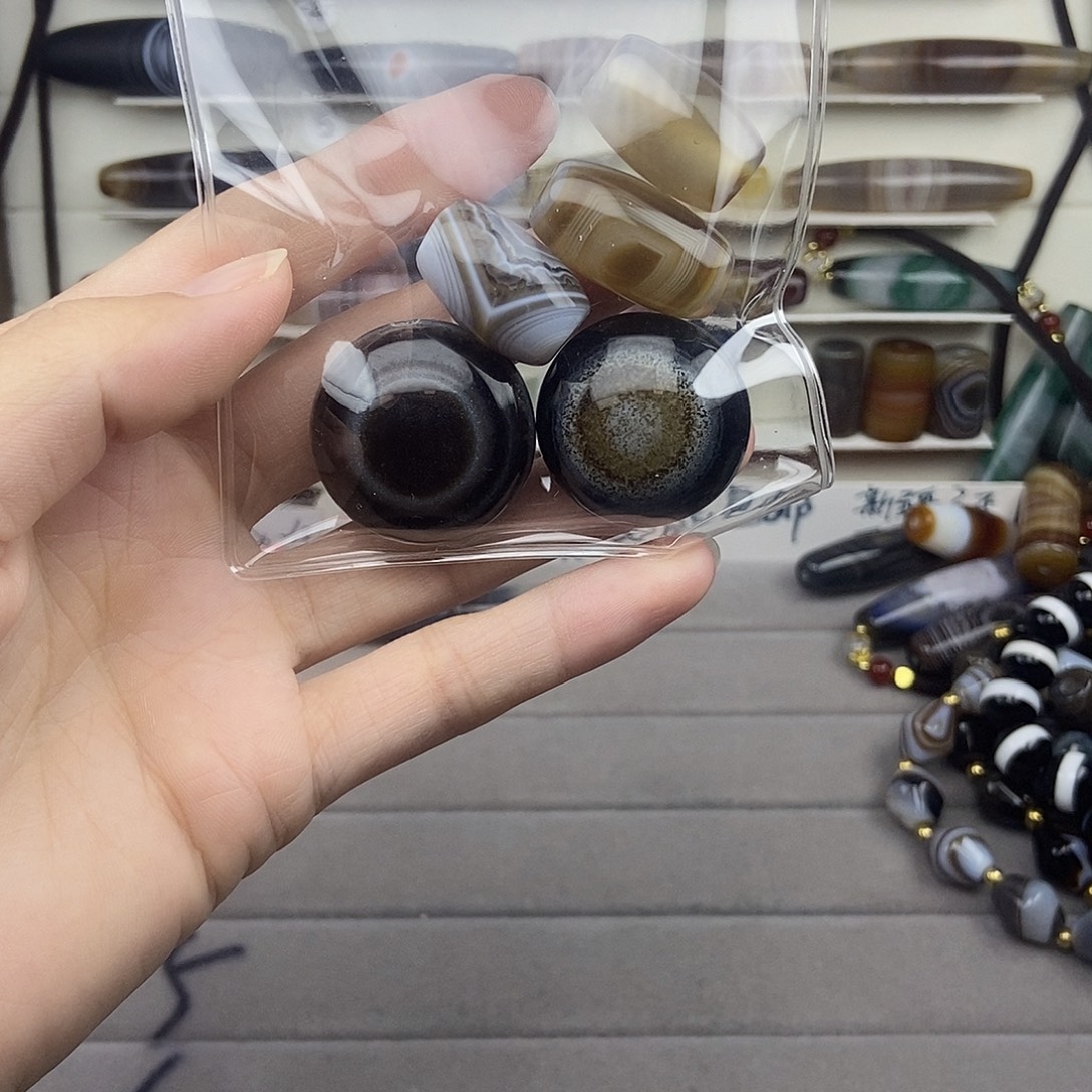 静***鼎玛瑙/玉髓未镶嵌颈饰