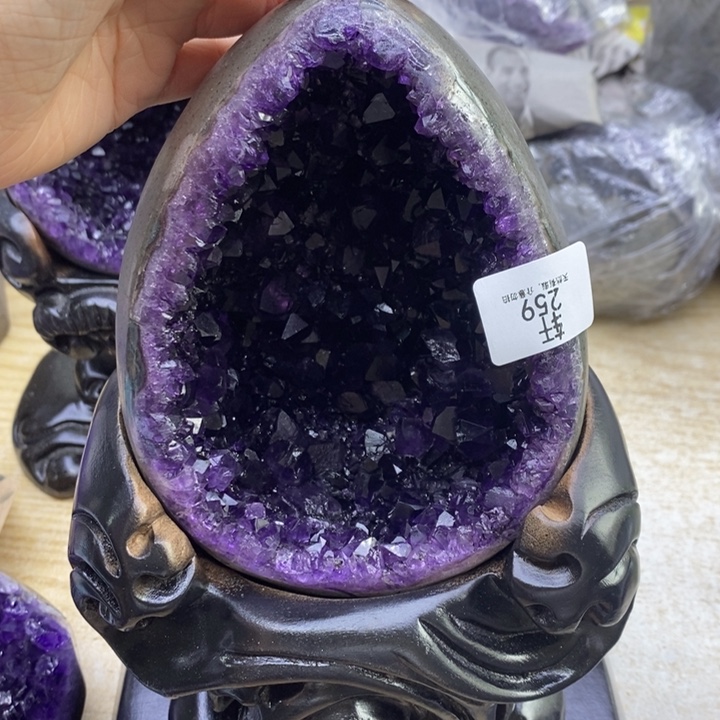 未镶嵌紫晶大型摆件（非配饰）德*