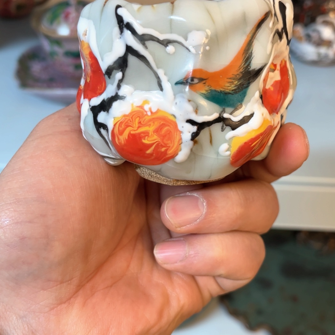 杯临****心景德镇纯手工手绘陶瓷
