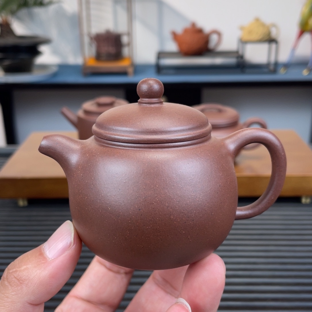 紫砂茶壶紫泥匏尊150cc