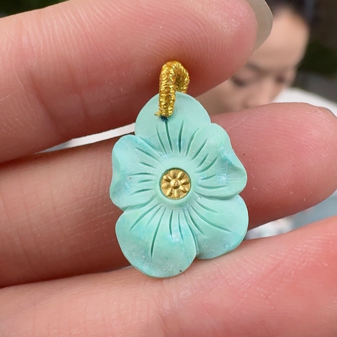 绿松石珠宝奇石未镶嵌