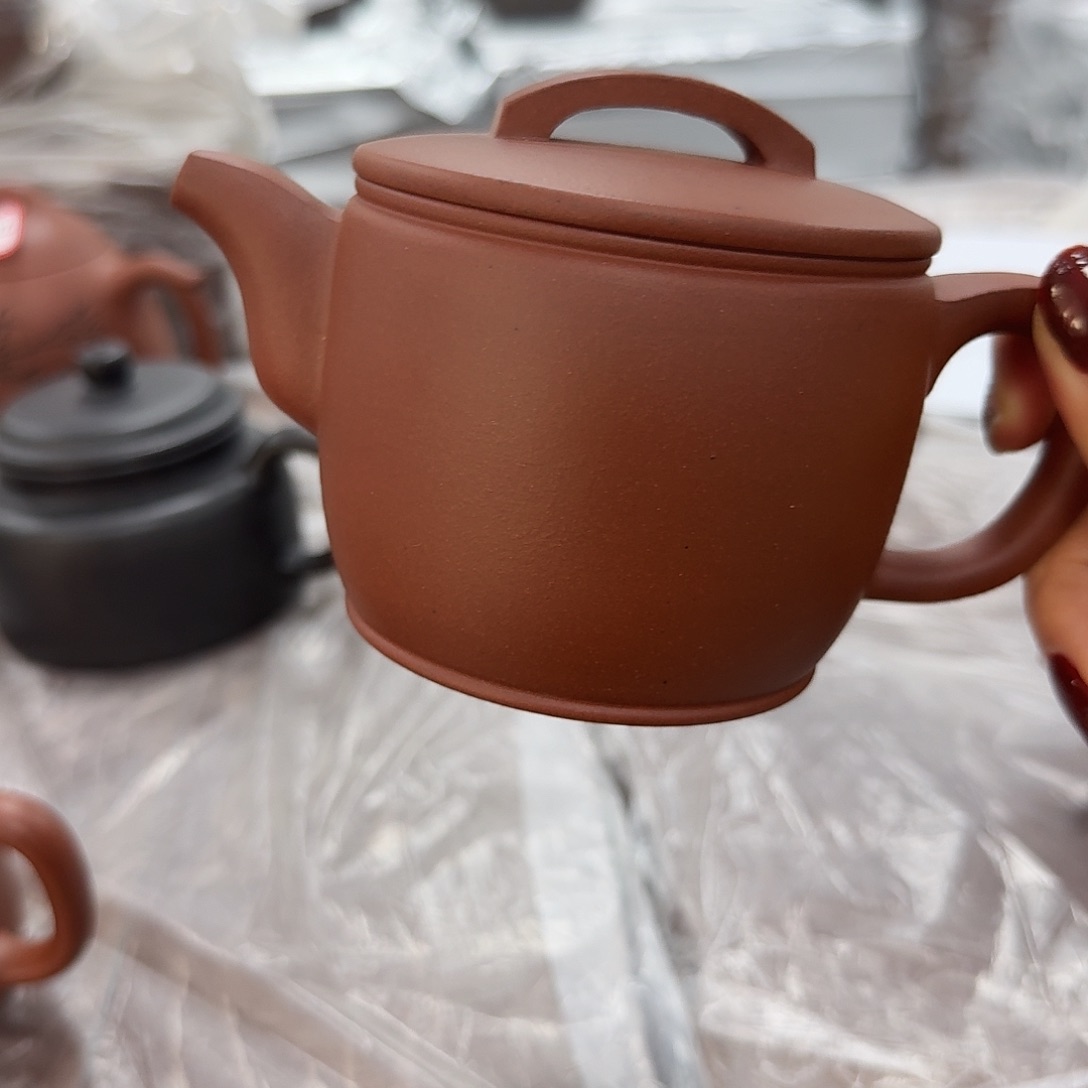 紫砂茶壶黄龙山原矿红皮龙270