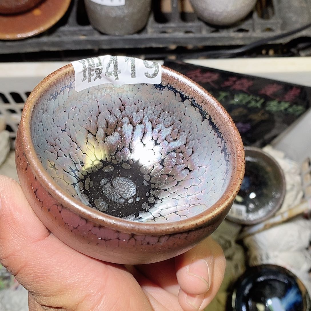 茶盏微瑕建盏主人杯子