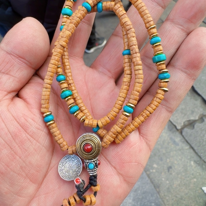 吊坠柏香籽/百香籽直切小百香多圈手链一条！