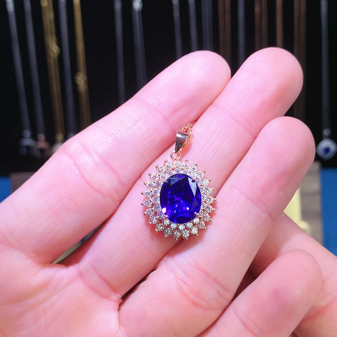 紫晶吊坠(赠链)银S925镶嵌111111111111