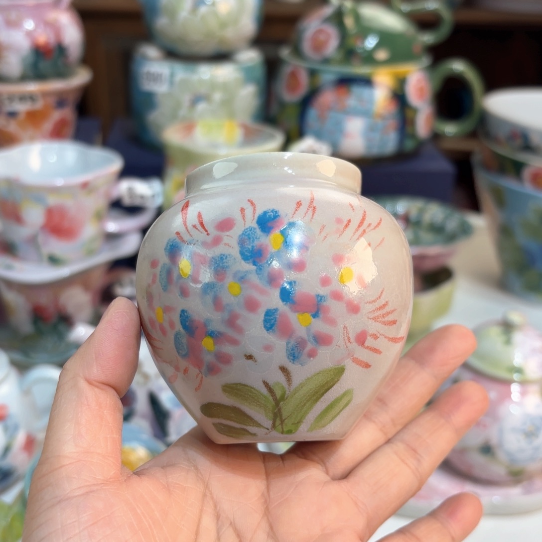 景德镇手绘高温釉下彩陶瓷茶具
