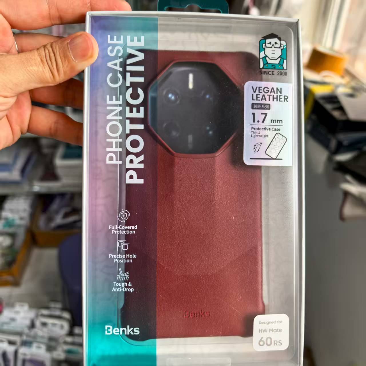 适用于华为手机壳mate60RS红色基础款邦克士mate70RS华为保护壳