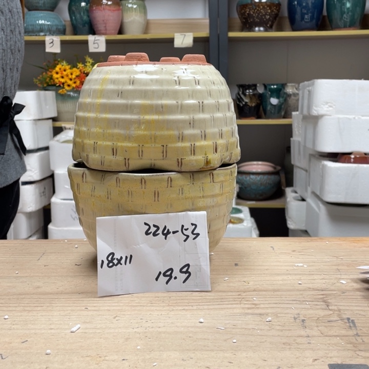 紫砂花盆多肉花盆微瑕53