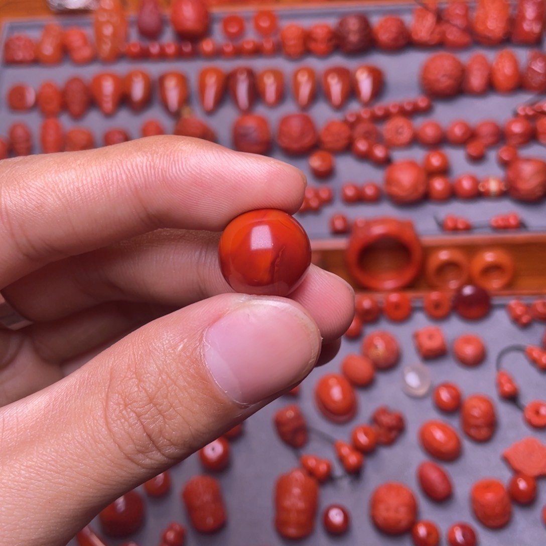 南红玛瑙配饰未镶嵌半****✨