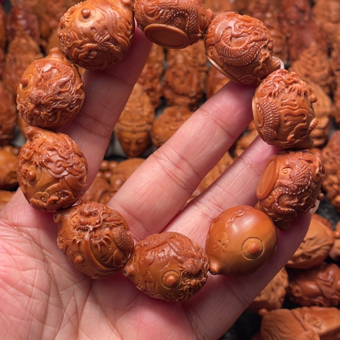 橄榄核手串/手链龙壶