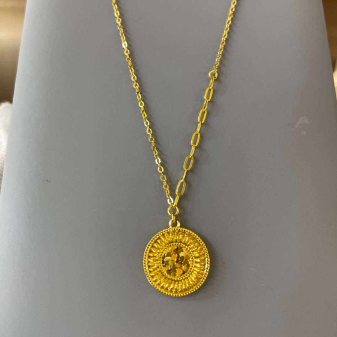 足金项链AB链个性时尚