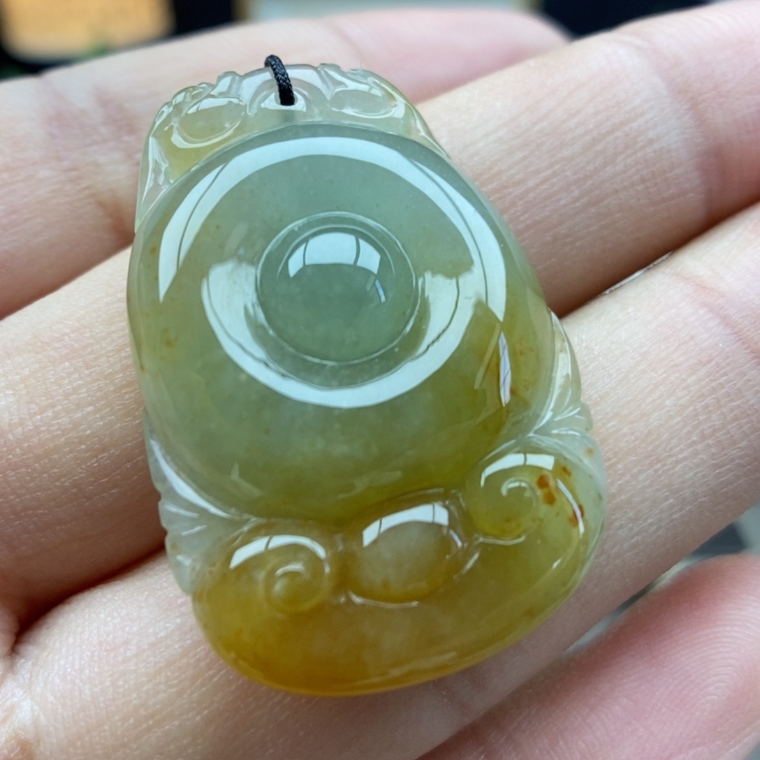 翡翠未镶嵌颈饰吊坠44