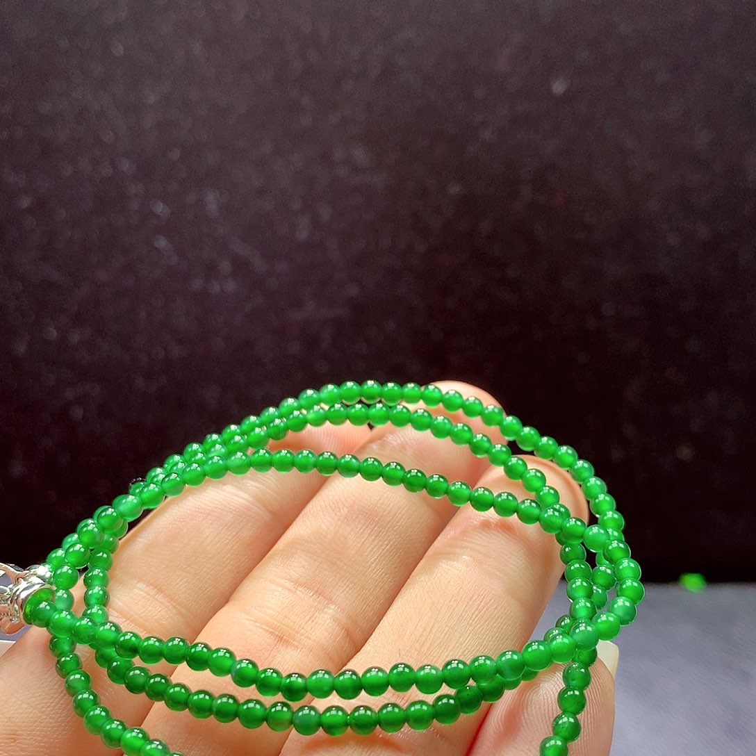 翡翠手链未镶嵌项链