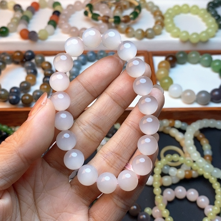 和田玉手链未镶嵌忍**买