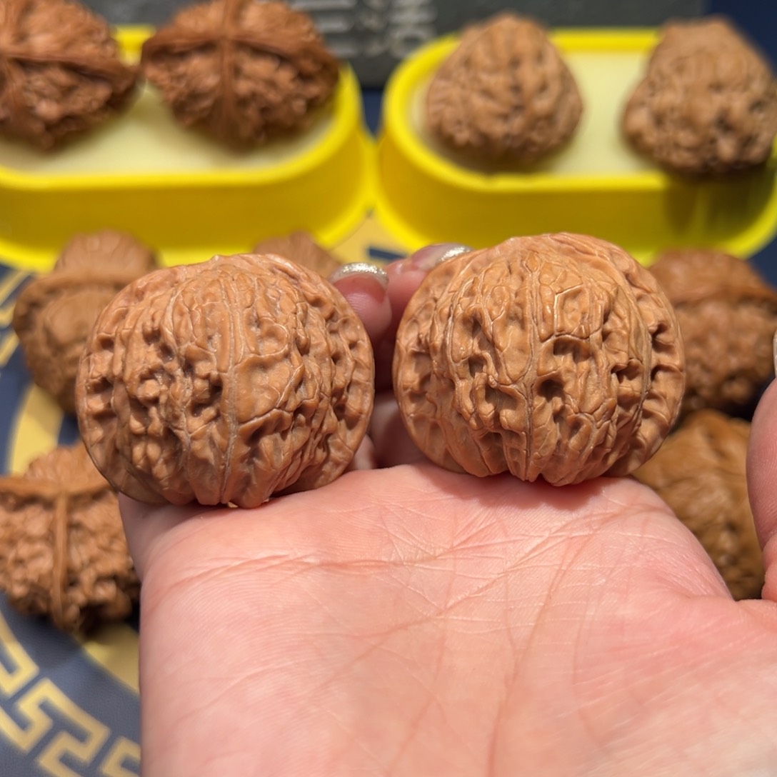 文玩核桃把件磨盘40➕全品