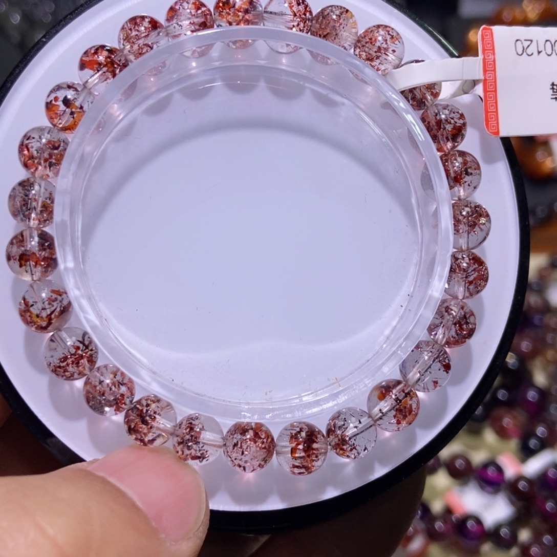 水晶手串未镶嵌金草莓