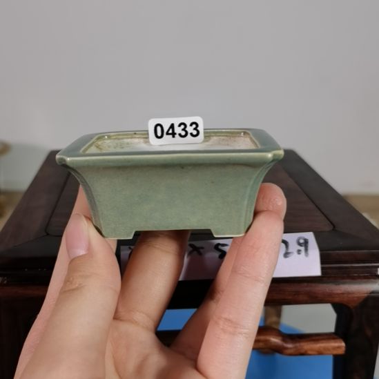 陶手工手绘大德堂釉盆