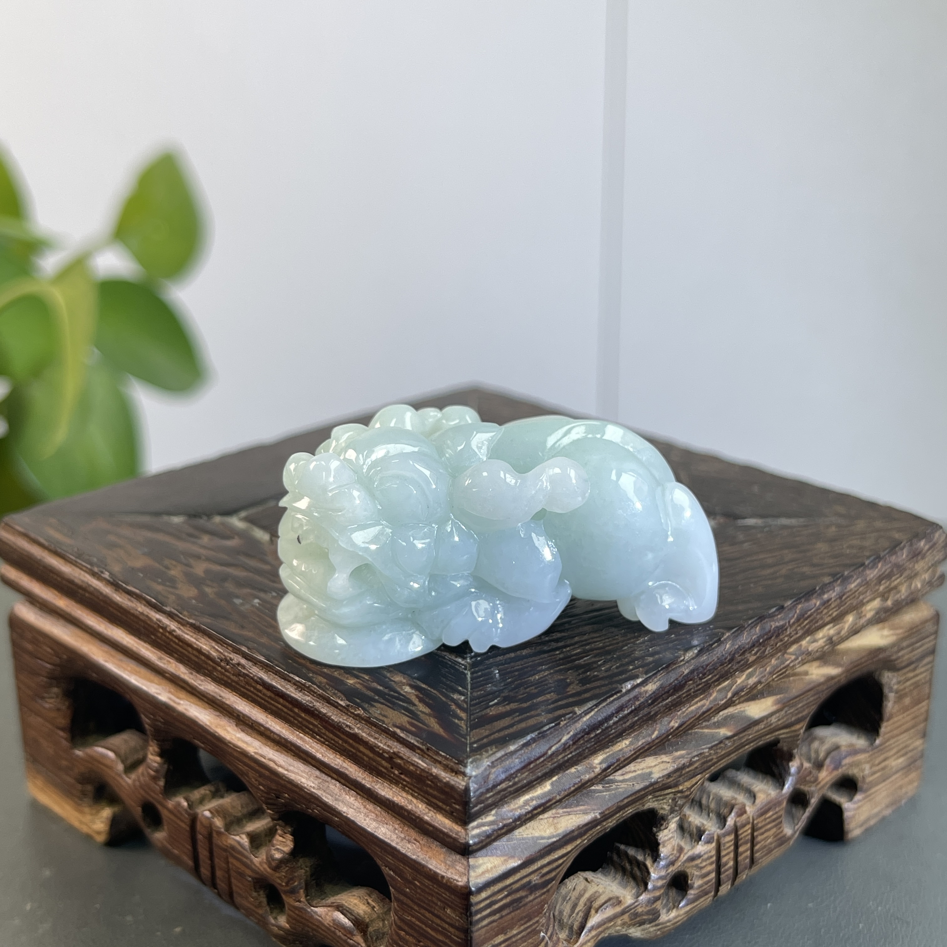 JXA04-58 天然缅甸A货翡翠 貔貅