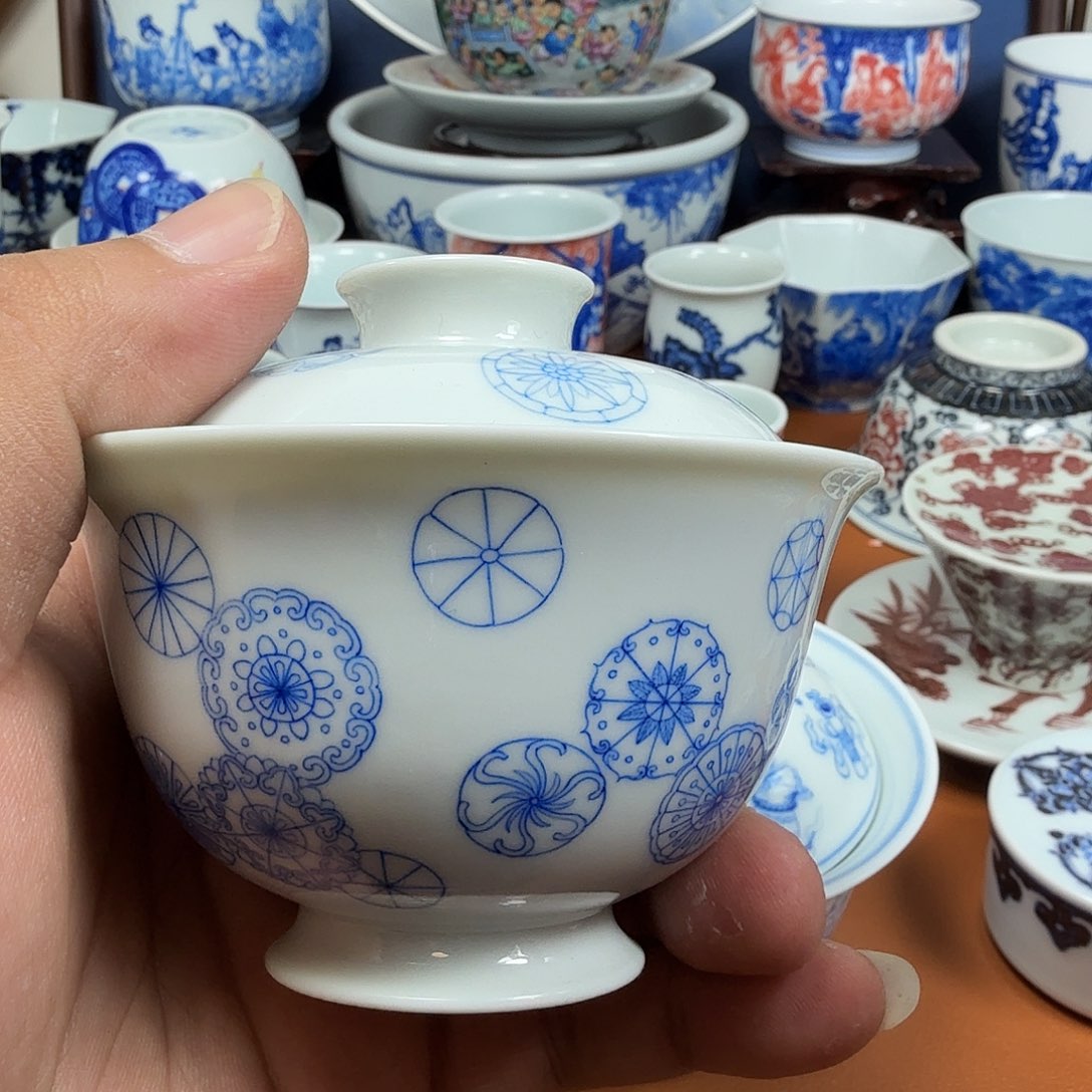 杯子景德镇全手工手绘陶瓷