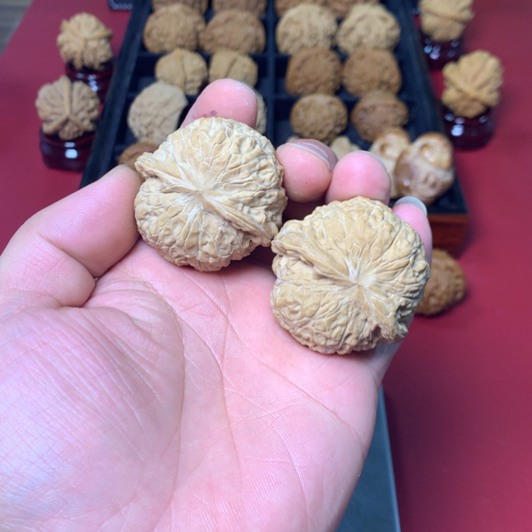 核桃把件44尺寸全品无修南瓜墩