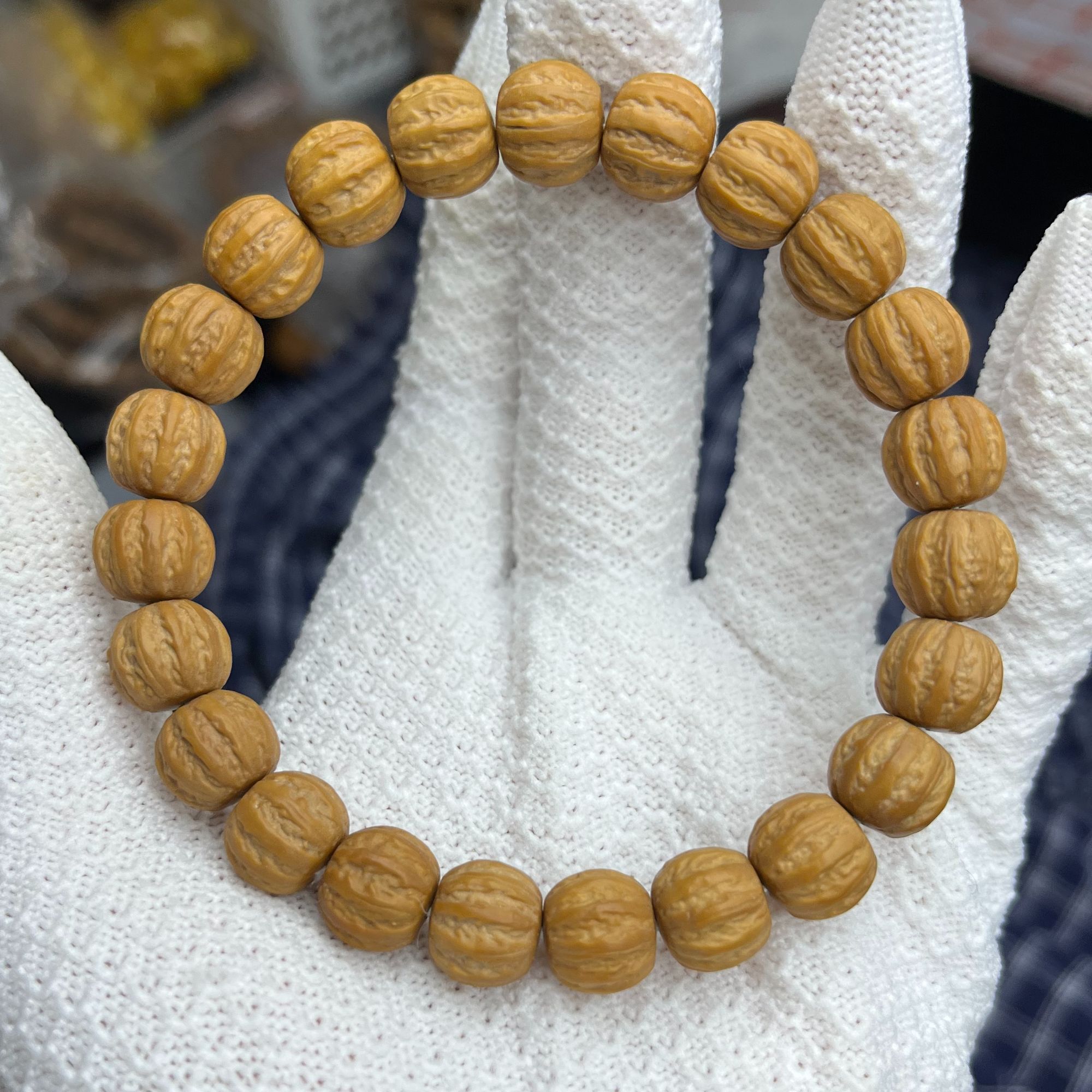 京八凌猴头雕刻手串全品无瑕无药官庄猴头核桃工厂文玩手串男女