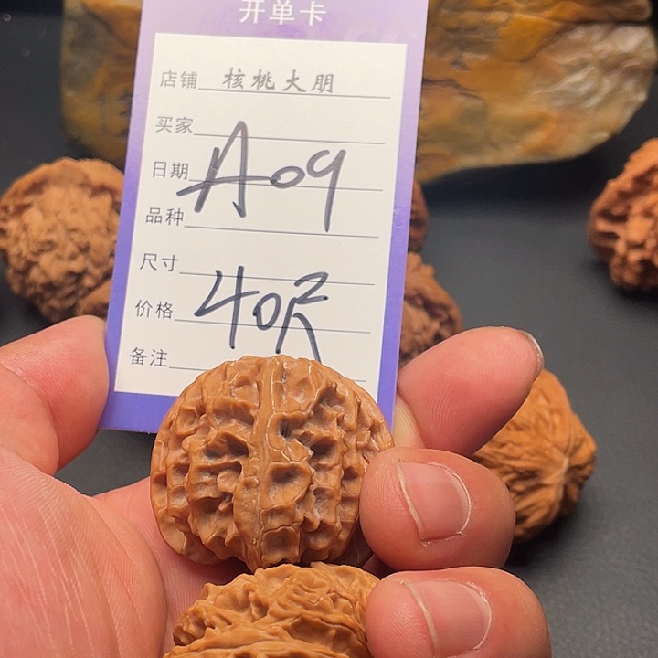 龙****文玩核桃把件苹果园40尺寸全品