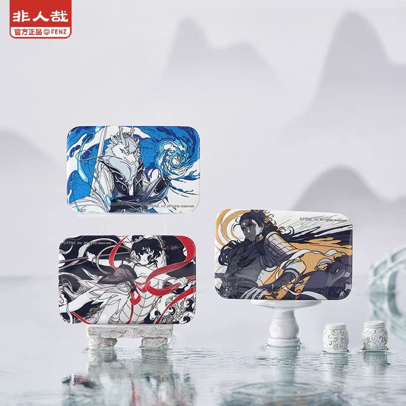 窝窝仙山琼阁徽章色纸拍立得亚克力透卡冰箱贴鼠标垫中性笔镭射票