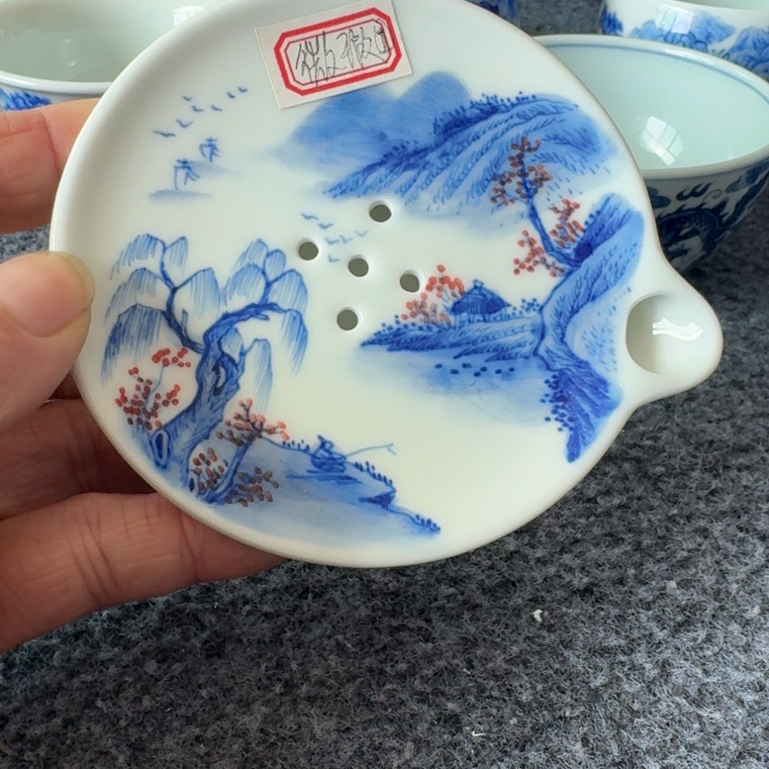 现代景德镇陶瓷手绘茶具