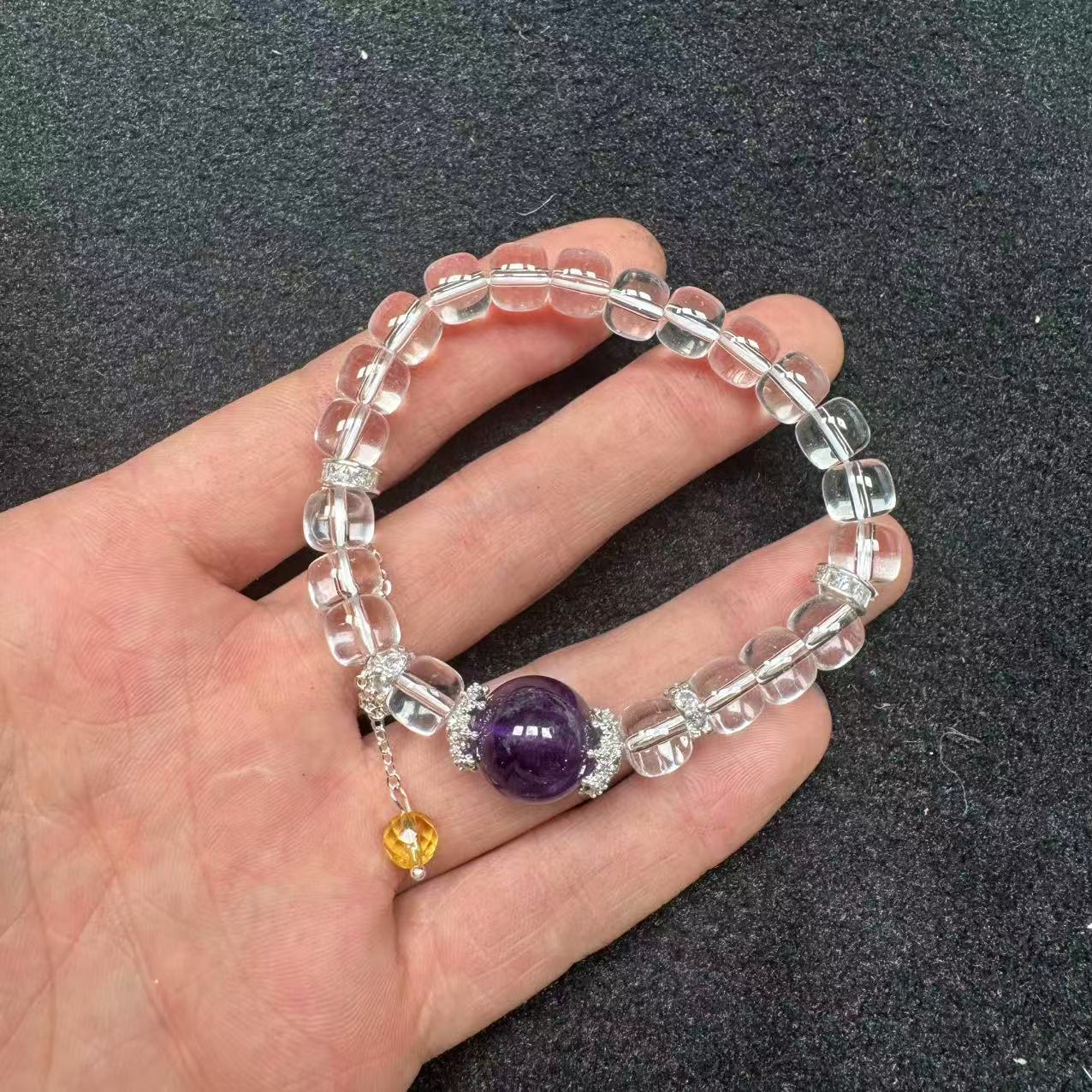 天然白水晶老型手串 J190—多样性发