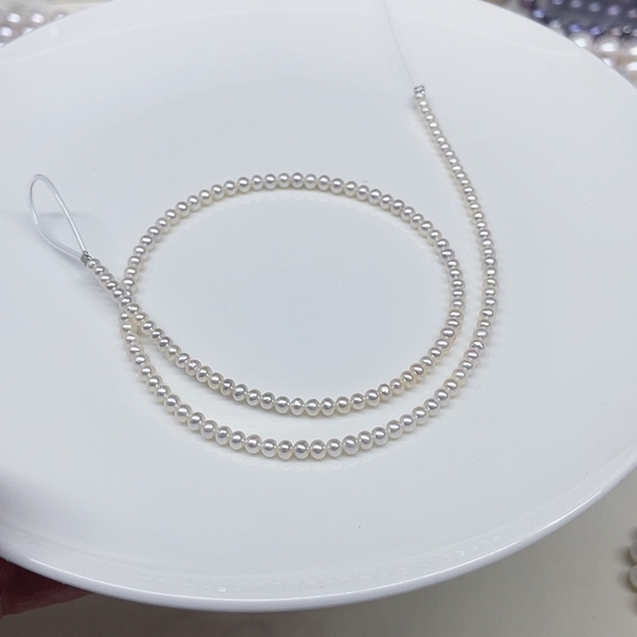 淡水珍珠项链合金A6
