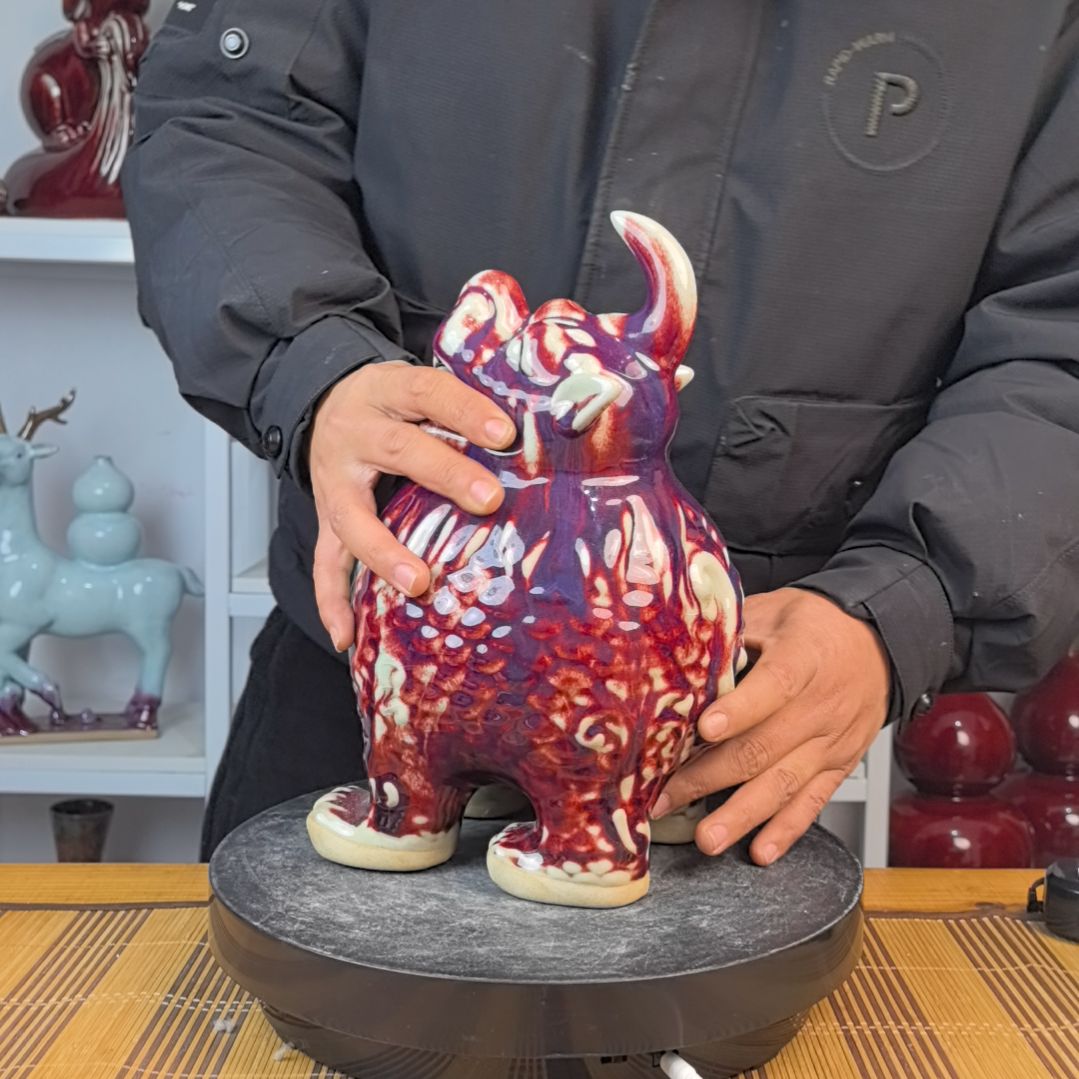 摆件神後鎮鈞瓷擺件