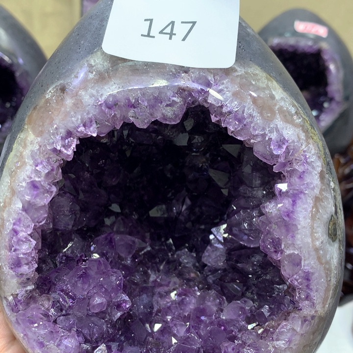 紫晶1未镶嵌147恐龙蛋