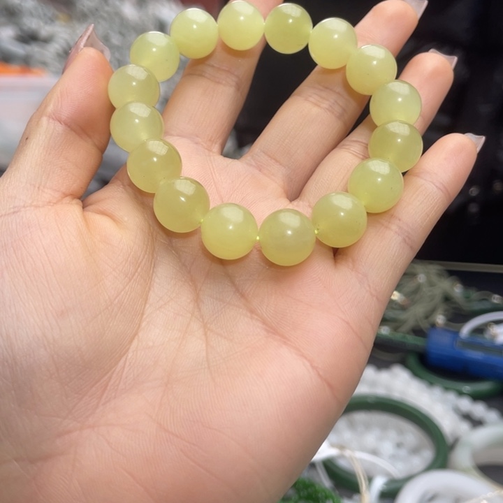 和田玉未镶嵌手串黄口手串拍一发一多样性发